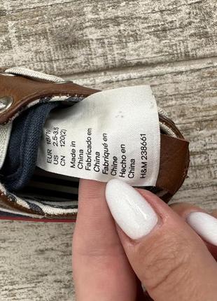 H&m 18-19 капці мокасини перше взуття, кросівки 3