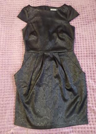 Платье мини черная, размер 38/м/46 (10).2 фото