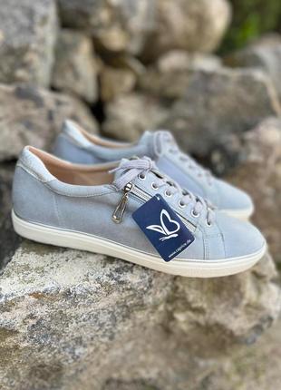 Стильні базові повсякденні кросівки/ кеди caprice /німеччина/ з натуральної шкіри