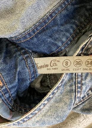 Denim co 8 блакитний джинсовий комбінезон шортами8 фото