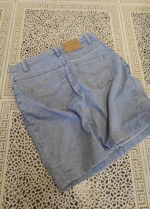 Женская джинсовая юбка мини2 фото