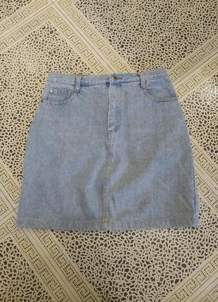Женская джинсовая юбка мини5 фото