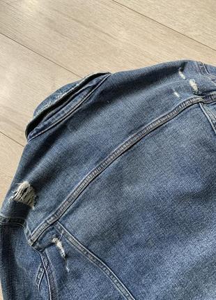 Zara джинсовый пиджак жакет джинсовка9 фото