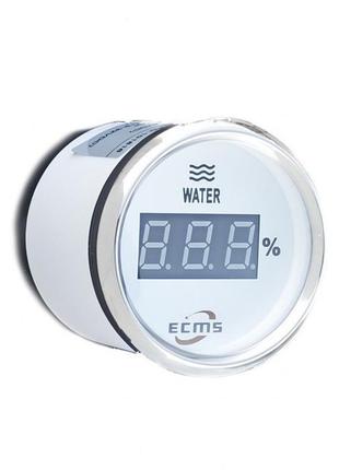 Датчик уровня воды ecms 800-00216 цифровой, белый. купить прибор уровня воды для лодки, авто, трактора1 фото