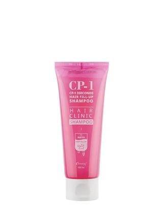 Восстанавливающий шампунь для гладкости волос esthetic house cp-1 3seconds hair fill-up shampoo