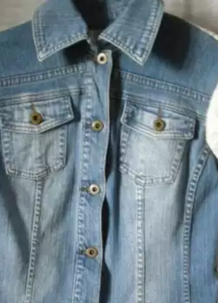 Куртка джинсово-в'язана"heine"97%-котон,3%-еластан,р. 483 фото