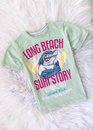 Стильна футболка matalan акула shark