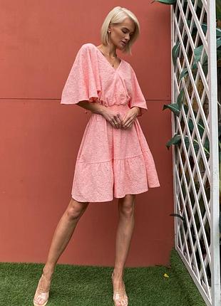 Сукня алетта персик