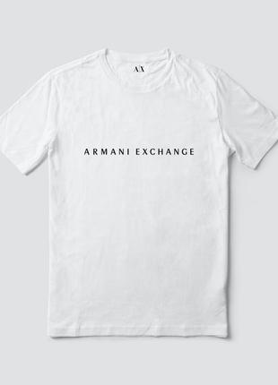 Женская оверсайз футболка armani белая армани oversize4 фото