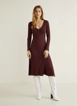 Сукня в рубчик mango, m