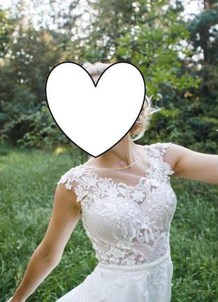 Свадебное супер-платье,легкое,нежное5 фото