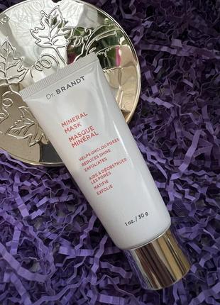Профессиональная минеральная маска для жирной и комбинированной кожи dr. brandt...