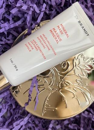 Профессиональная минеральная маска для жирной и комбинированной кожи dr. brandt...