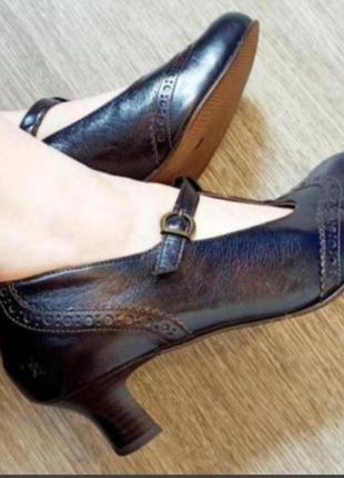 Классные туфли из натуральной кожи semlerе3 фото
