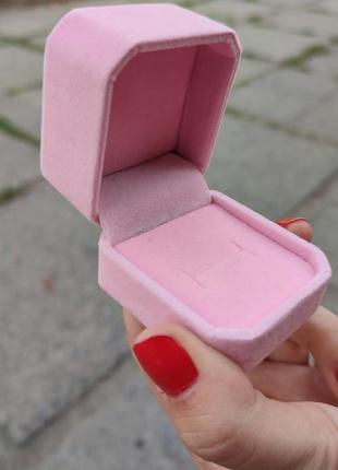 Бархатная коробочка "кубик обьемный" для подарочной упаковки ювелирных изделий, украшений и сувениров5 фото