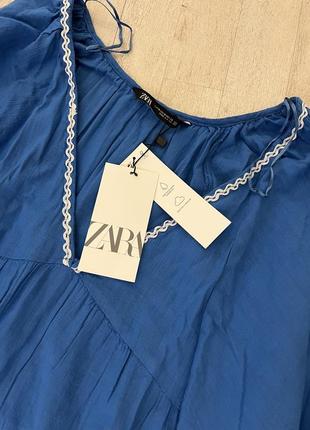 Ексклюзивна довга вишита сукня плаття вишиванка бренд zara оригінал8 фото