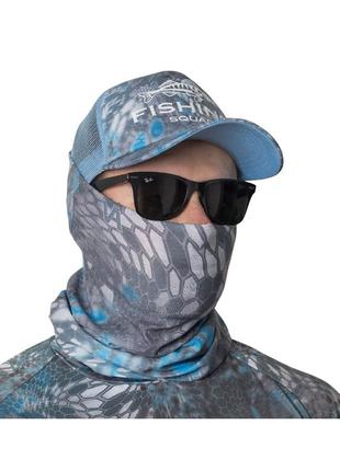 Баф facetube reptile skin blue із захистом від сонця upf50+