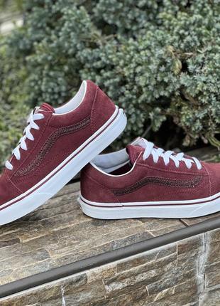 Vans оригинальные кожаные кеды кроссовки 35р.