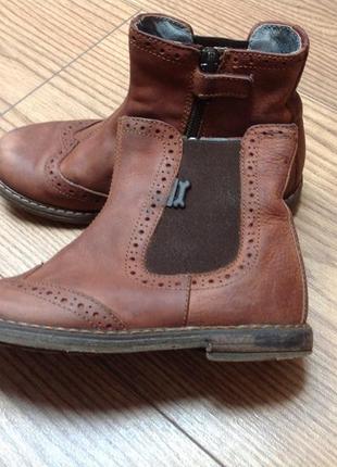 Кожаные челси для девочки 29 р.