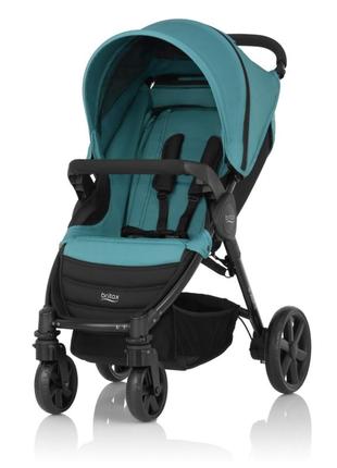 Тележка прогулочная britax b-agile 4 lagoon green