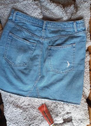 Крута джинсова юбка5 фото