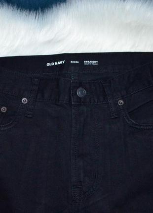 Прямые черные джинсы old navy 100% хлопок 32, 36, 38, 40 размер6 фото