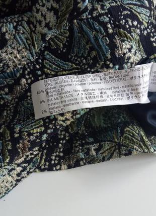 Красивая оригигальная юбка мини из жакарда zara9 фото