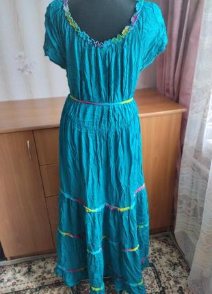 Платье стиль кантри indiano р 46-485 фото