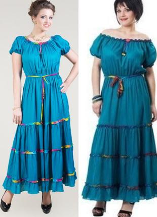 Плаття стиль кантрі indiano р 46-48