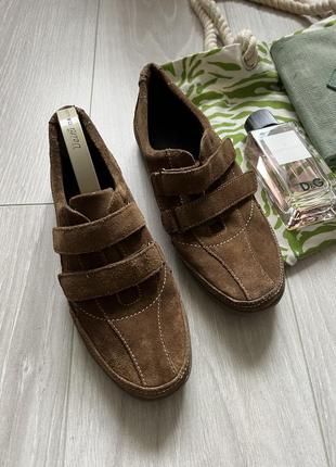 Замшевые кроссовки footglove