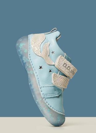 Демисезонные кожаные хайтопы для девочки (19-21 рр)