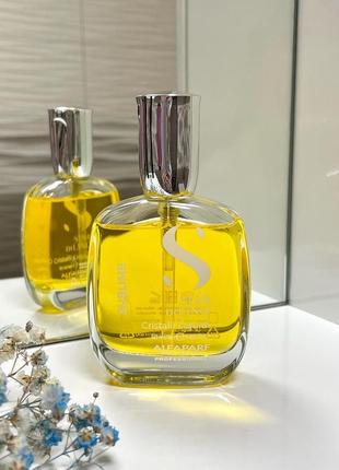 Рідкі кристали для блиску та шовковистості волосся alfaparf semi di lino sublime cristalli 50ml.1 фото