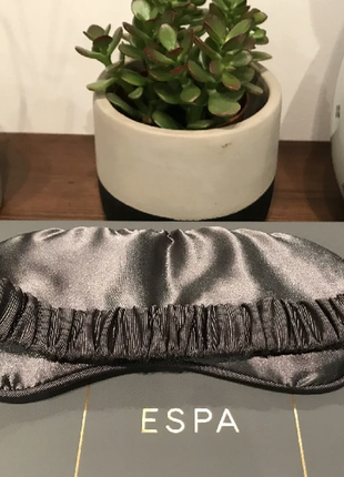 Sale — шовкова маска для сну та поїздок espa silk sleep eye mask (без паковання, з набору)3 фото