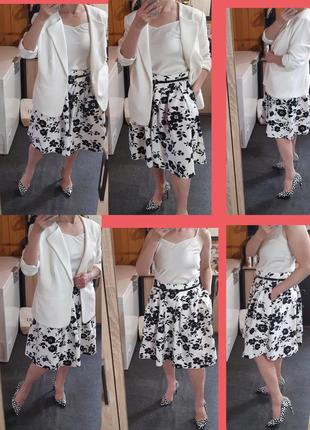 Шикарная пушистая юбка миди в стиле пин-ап от grace  karin , p. xxl-xxxl2 фото