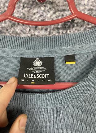 Мужская крутая оригинальная кофта lyle scott размер м4 фото