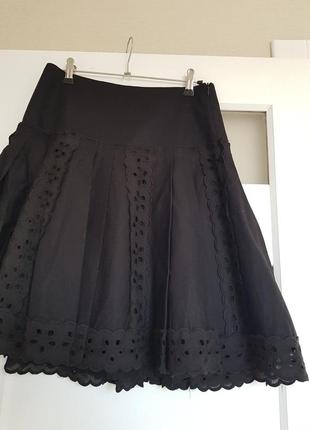 Очень красивая юбка с льном с кружкой morgan3 фото
