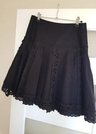 Очень красивая юбка с льном с кружкой morgan4 фото