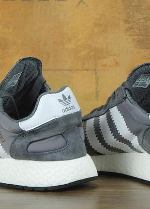 Мужские кроссовки adidas iniki grey white 41-42-43-442 фото