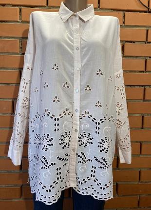 Мереживна  сорочка, блуза  mint velvet 48 р