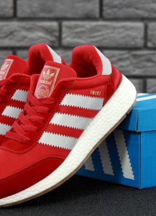 Мужские кроссовки adidas iniki red white 41-42-43-44