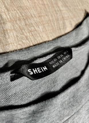 Стильна кофта (світшот, джемпер) бренду shein з оригінальним принтом2 фото