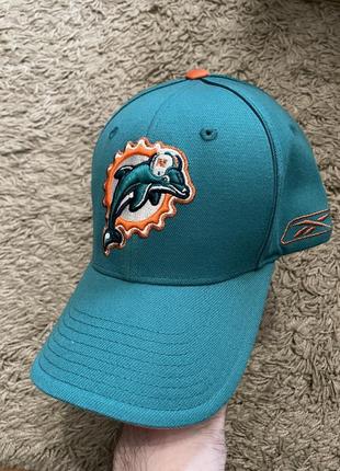 Бейсболка reebok nfl miami dolphins, оригинал, размер s