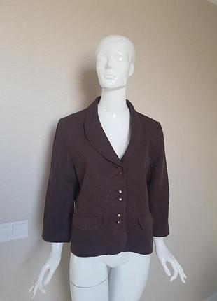 Качественный жакет чистый лен alex &amp; co