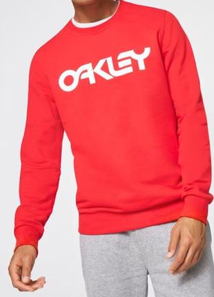 Червона толстовка oakley зі 100% бавовни1 фото