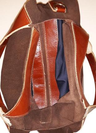 Сумка шопер кожа 3