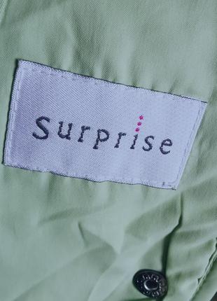 Салатовая стеганая куртка surprise3 фото