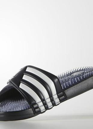 Легендарные массажные шлепанцы на липучке adidas santiossage