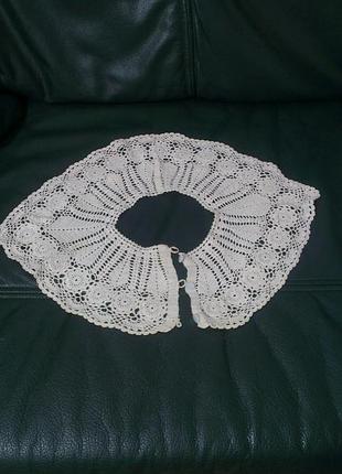 Хенд мейд  кружево воротник винтаж винтажный воротник