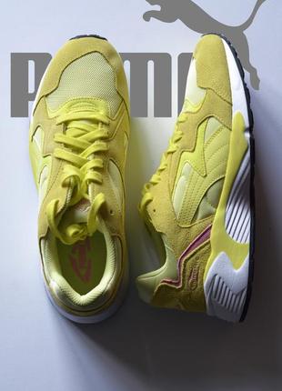 Мужские кроссовки puma prevail soft fluo yellow, оригинал, (р. 42,5)