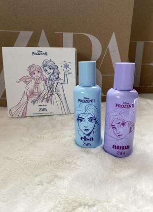 Набір дитячих парфумів zara frozen elsa+anna2 фото